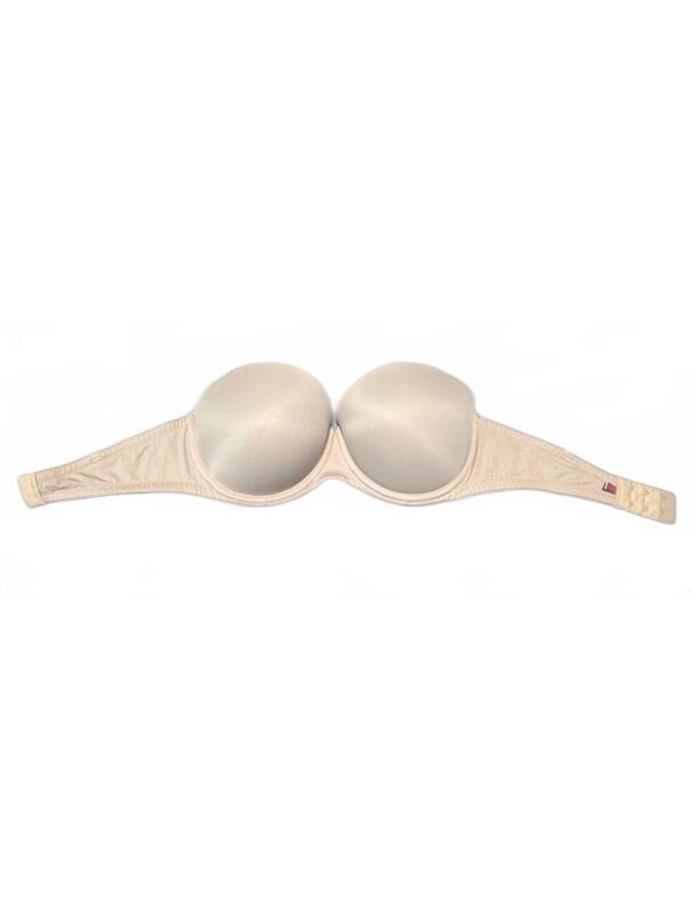 Victoria's Secret Pink Everywhere Push Up Strapless Bra 34D Marzipan